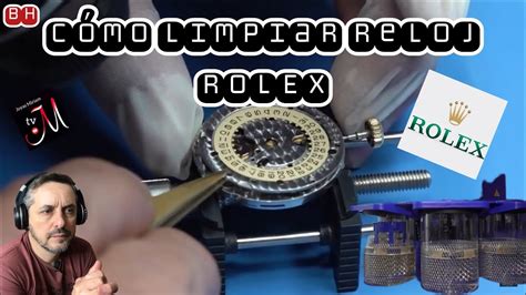 como limpiar un rolex|rolex reloj manual.